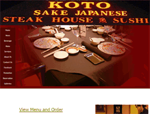 Tablet Screenshot of katanahibachi.com